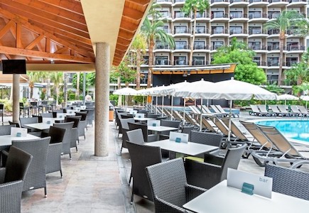 Pool bar at Barcelo Margaritas