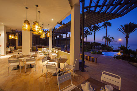 Outdoor area at the Food Garden Buffet Restaurant