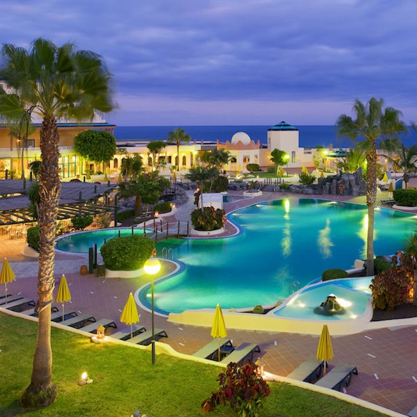 View of H10 Sentido Playa Esmeralda and pool with sea in the background