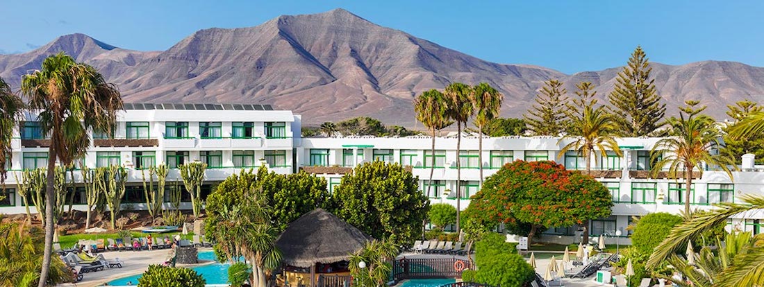 Panoramic view of H10 Lanzarote Princess hotel