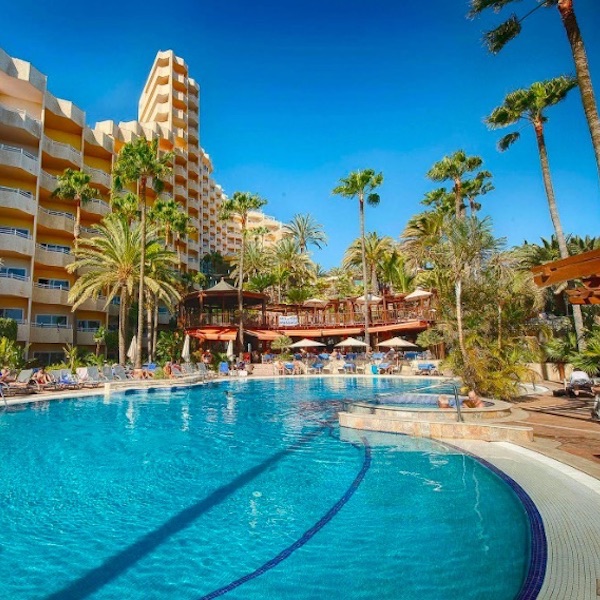 IFA Dunamar Hotel with pool and palm trees
