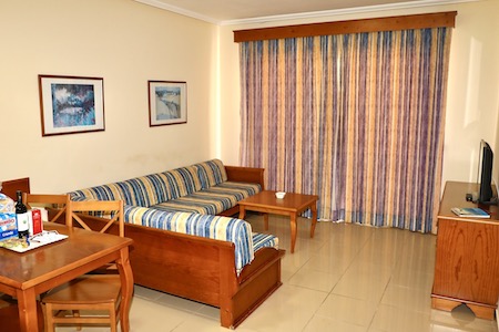 Living room area in T1 apartment at Grand Muthu Golf Plaza Hotel