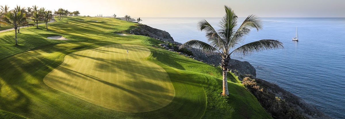 Sensational view from the 13th hole of Meloneras Golf